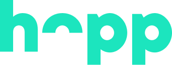 Hopp logo green